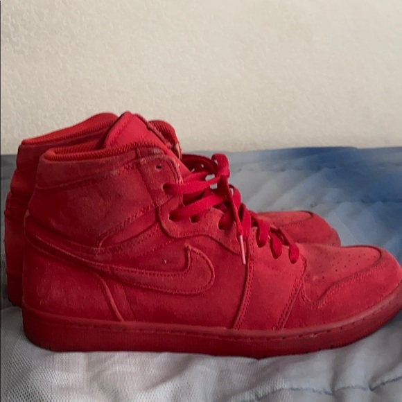 Jordan 1 red suede 2017 - Picture 3 of 4